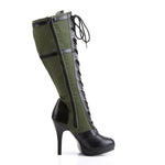ARENA-2022 - Blk Pu-Army Green Canvas