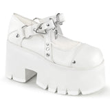 ASHES-33 - Wht Vegan Leather - Size 10