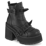 ASSAULT-72 - Blk Vegan Leather