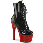 BEJEWELED-1020-7 - Blk Holo Pat/Red RS