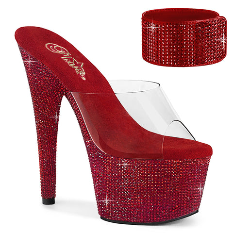 BEJEWELED-712RS - Clr/Ruby Red RS