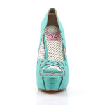 BELLA-30 - Teal Faux Leather size 6 SHOP WORN & CLEARANCE