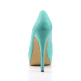 BELLA-30 - Teal Faux Leather size 6 SHOP WORN & CLEARANCE