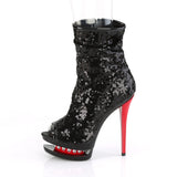 BLONDIE-R-1008 - Blk Sequins/Blk-Red