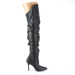 CLASSIQUE-3011 - Blk Faux Leather