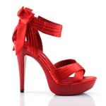 COCKTAIL-568 - Red Satin/Red