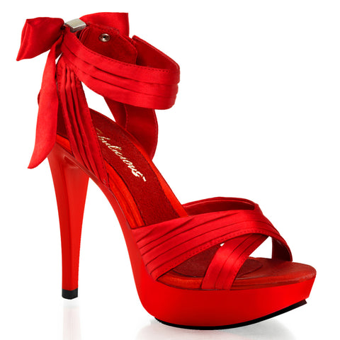 COCKTAIL-568 - Red Satin/Red