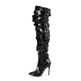 COURTLY-3011 - Blk Sequins