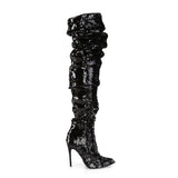 COURTLY-3011 - Blk Sequins