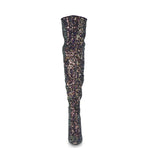 COURTLY-3015 - Blk Multi Glitter