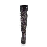 COURTLY-3015 - Blk Multi Glitter