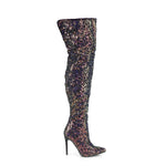 COURTLY-3015 - Blk Multi Glitter