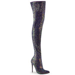 COURTLY-3015 - Blk Multi Glitter