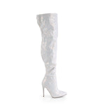 COURTLY-3015 - Wht Multi Glitter