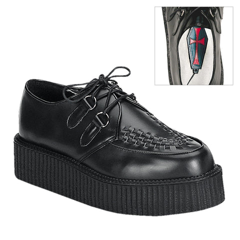 CREEPER-402 - Blk Leather