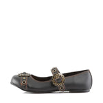 DAISY-09 - Blk Vegan Leather
