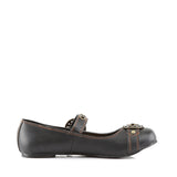 DAISY-09 - Blk Vegan Leather