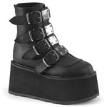 DAMNED-105 - Blk Vegan Leather