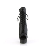 DELIGHT-1021 - Blk Faux Leather/Blk Matte