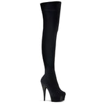 DELIGHT-3002 - Blk Str Velvet/Blk