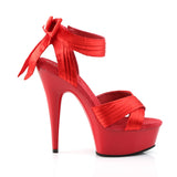 DELIGHT-668 - Red Satin/Red