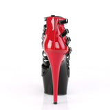 DELIGHT-695 - Blk-Red Pat/Blk