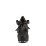 DEMON-11 - Blk Satin-Blk Lace