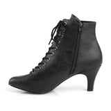 DIVINE-1020 - Blk Faux Leather