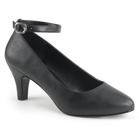 DIVINE-431 - Blk Faux Leather