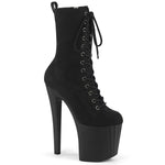 ENCHANT-1040 - Blk Faux Suede/Blk Matte