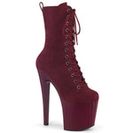 ENCHANT-1040 - Burgundy Faux Suede/Burgundy Matte