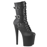 ENCHANT-1043 - Blk Faux Le/Blk Matte