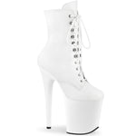 FLAMINGO-1020 - Wht Faux Leather/Wht Matte