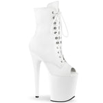 FLAMINGO-1021 - Wht Faux Leather/Wht Matte