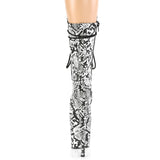 FLAMINGO-1050SP - Blk-Wht Snake Print/Blk-Wht Snake Print