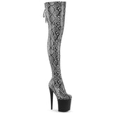 FLAMINGO-3008SP-BT - Grey-Blk Snake Print/Blk Matte - CLEARANCE