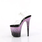 FLAMINGO-808SS - Clr/Blk-Purple Multi Glitter