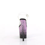 FLAMINGO-808SS - Clr/Blk-Purple Multi Glitter