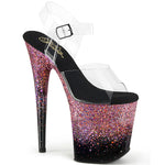 FLAMINGO-808SS - Clr/Blk-Pink Multi Glitter