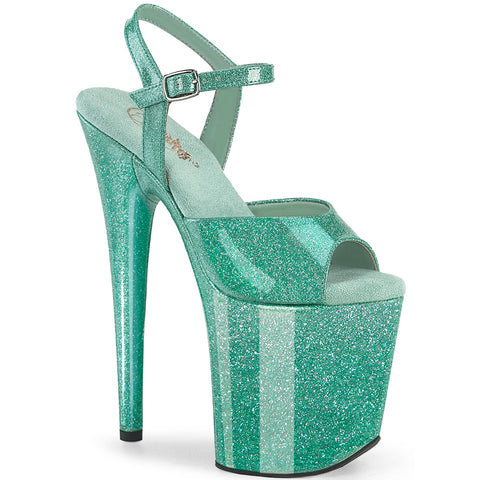 FLAMINGO-809GP - Aqua Glitter Pat/M