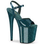 FLAMINGO-809GP - Teal Glitter Pat/M