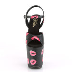 FLAMINGO-809KISSES - Blk Faux Leather/Blk Faux Leather