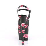 FLAMINGO-809KISSES - Blk Faux Leather/Blk Faux Leather