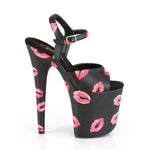 FLAMINGO-809KISSES - Blk Faux Leather/Blk Faux Leather