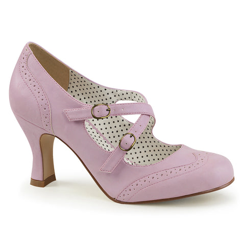 FLAPPER-35 - Lavender Faux Leather size 7 - CLEARANCE & SHOP WORN!
