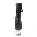 FLASHDANCE-1020-7 - Blk Faux Leather/Clr