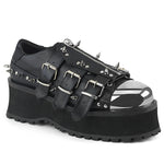 GRAVEDIGGER-03 - Blk Vegan Leather