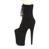 INFINITY-1020FS - Blk Faux Suede/Blk Faux Suede