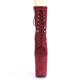 INFINITY-1020FS - Burgundy Faux Suede/Burgundy Faux Suede