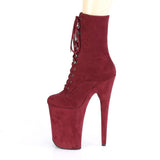 INFINITY-1020FS - Burgundy Faux Suede/Burgundy Faux Suede